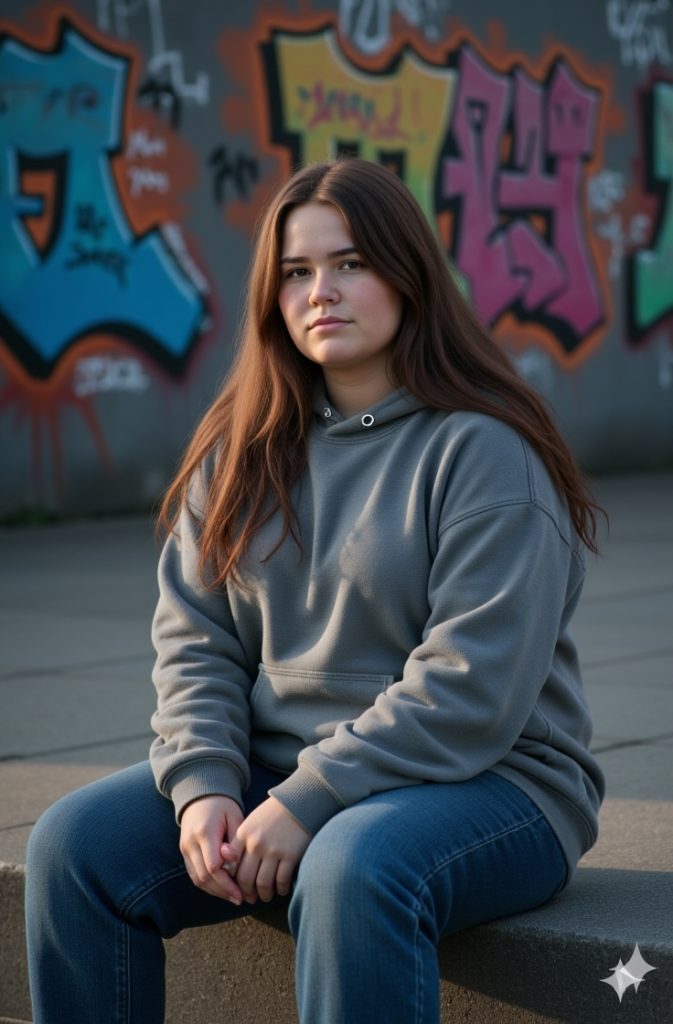 flux dev a teenage girl with shoulderlength dark brown hair we 0